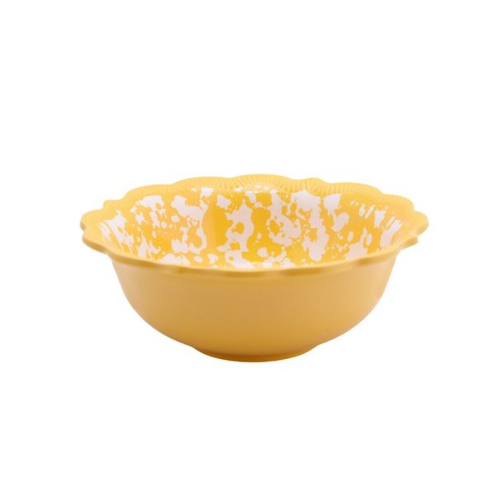 Lot of4 Pioneer Woman Melamine Dip Bowl Splatter Yellow 5.35in 11oz